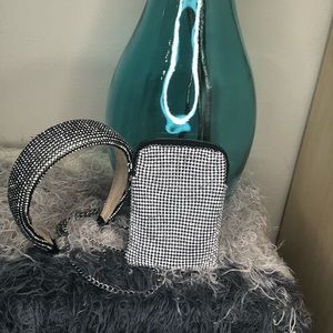 Bling top shop purse and bling head band